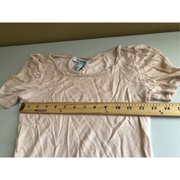 Forever 21 Puff Sleeve Top Size S - Picture 4 of 8